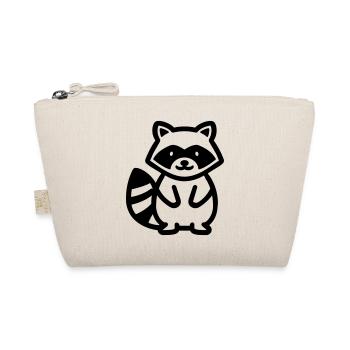 raccoon - Organic Pouch - nature - Front