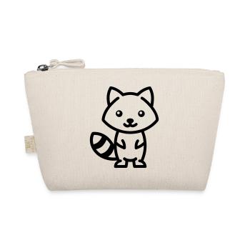 raccoon - Organic Pouch - nature - Front