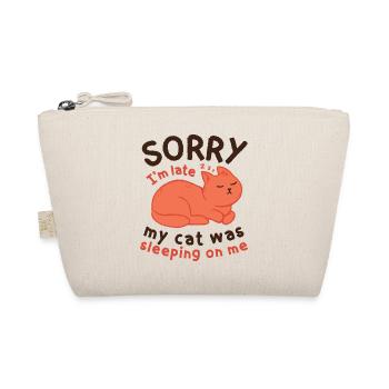 Mon chat dormait sur moi - Trousse biologique - nature - Devant