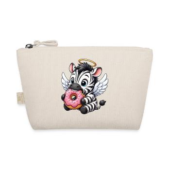 Mignon anneau zébré avec des ailes en dessin animé - Trousse biologique - nature - Devant