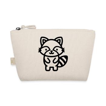 raccoon - Organic Pouch - nature - Front