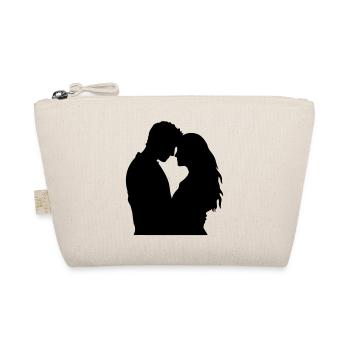 Couple Silhouette Amour Romance Petit ami de la Saint-Valentin - Trousse biologique - nature - Devant
