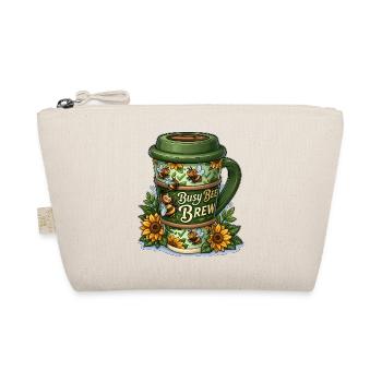 Busy Bee Brew Kaffeetasse mit Sonnenblumen - Bio-Täschchen - Natur - Vorne