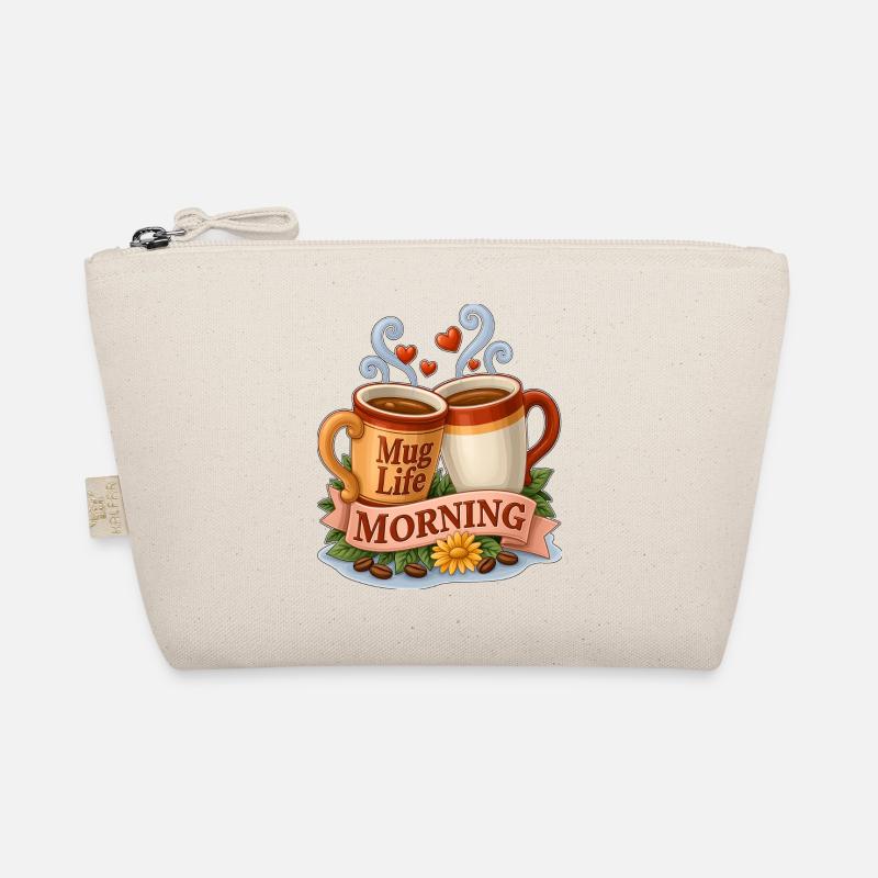 Mug Life Morgenkaffee Tassen Toast - Bio-Täschchen - Natur