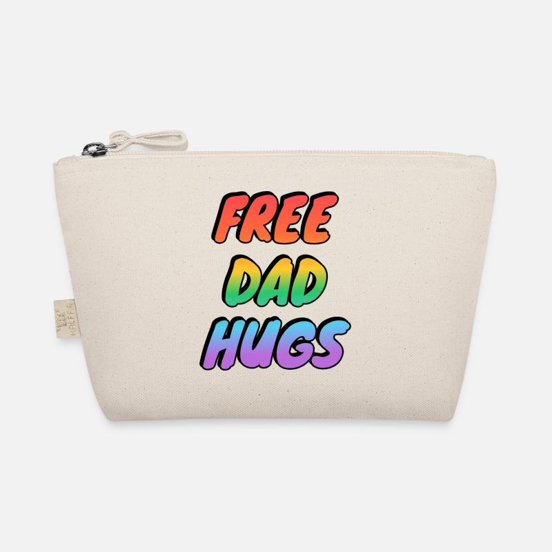 Kostenloser Papa Umarmt Regenbogen Bio-Täschchen