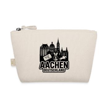 Aachen NRW Nordrhein-Westfalen Silhouette - Bio-Täschchen - Natur - Vorne