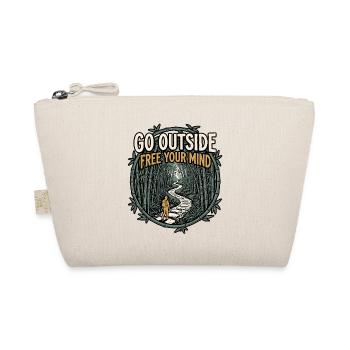 Go Outside Be Free - Bio-Täschchen - Natur - Vorne