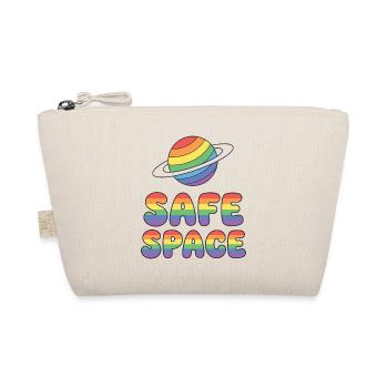 Autocollant du mois de la fierté LBGTQIA+ Safe Space - Safe Spa - Trousse biologique - nature - Devant