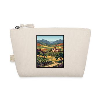 Vineyard Vista in Tuscan Hills - Organic Pouch - nature - Front
