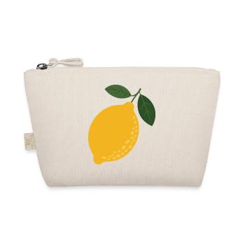 Lemon Leaf Citrus Illustration - Organic Pouch - nature - Front