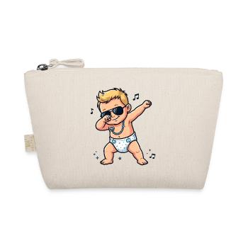 Bébé mignon – Garçon blond - Trousse biologique - nature - Devant
