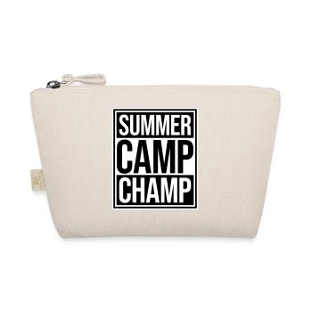 Summer Camp Champ Fun Kids Outdoor Adventure - Organic Pouch - nature - Front