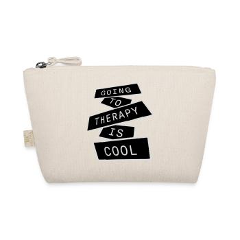 Going To Therapy Is Cool Funny Mentally Healthy - Organic Pouch - nature - Front