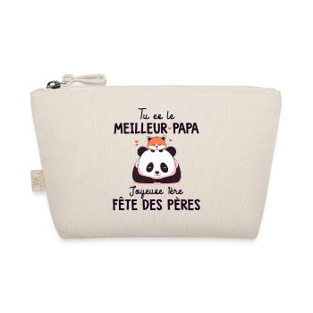 Meilleur papa fête des pères pére - Trousse biologique - nature - Devant