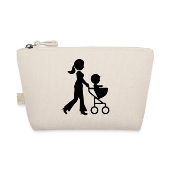 Maman poussette bébé - Trousse biologique - nature - Devant