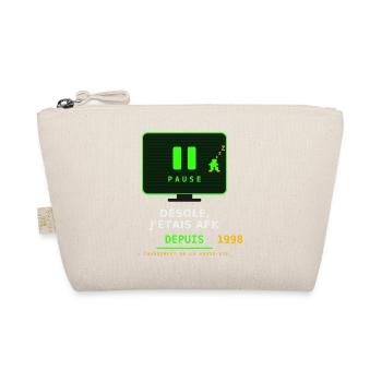 Pause AFK Retro Depuis 1998 - Trousse biologique - nature - Devant