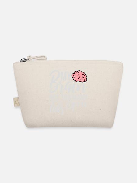 My Brain Has Too Many Tabs Open Lustig Grübeln - Organic Pouch - nature - Front