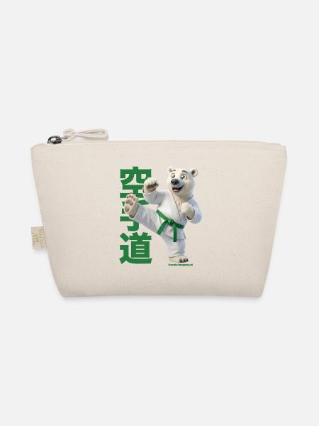 Karate Eisbär - Bio-Täschchen - Natur - Vorne