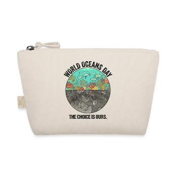 The Choice Is Ours – World Oceans Day Dolphin - Bio-Täschchen - Natur - Vorne