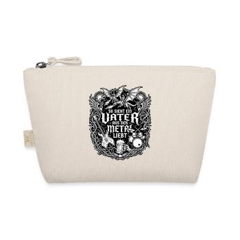 Familien Vater Metal Head - Bio-Täschchen - Natur - Vorne