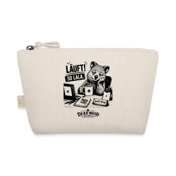 Läuft! So lala. Lustiges Quokka Büro Geschenk - Bio-Täschchen - Natur - Vorne