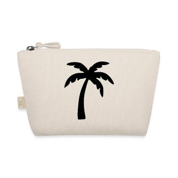 Palm Tree Summer Holiday Beach Gift - Organic Pouch - nature - Front