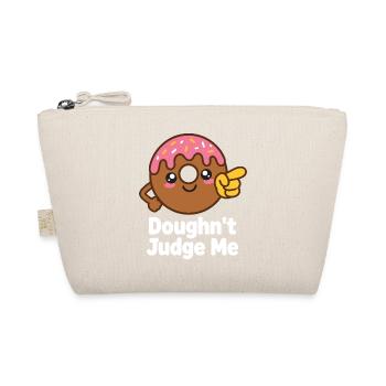 Doughn't Judge Me – Donut Humor - Bio-Täschchen - Natur - Vorne