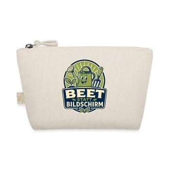 Beet statt Bildschirm – Gartenhumor - Bio-Täschchen - Natur - Vorne