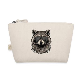 Cool raccoon - Organic Pouch - nature - Front