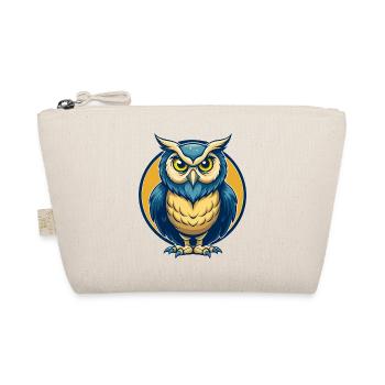 Owl Kawaii Maskottchen Cartoon-Charakter-Clipart-Logo - Bio-Täschchen - Natur - Vorne
