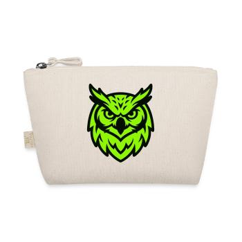 Green Owl Mascot Logo - Organic Pouch - nature - Front