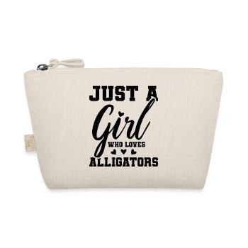 Juste une fille qui aime les alligators – Fan d’alligators - Trousse biologique - nature - Devant