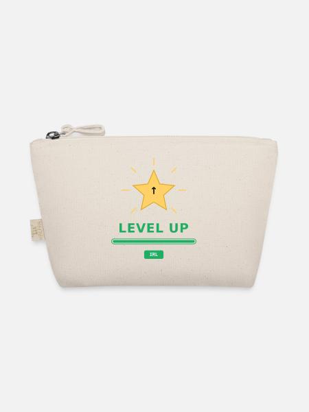 Level Up IRL – Gamer Motivation - Organic Pouch - nature