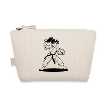 Karate Girl Comic Look - Trousse biologique - nature - Devant