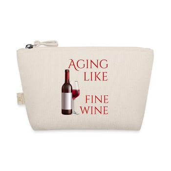 Altern wie ein guter Wein - Bio-Täschchen - Natur - Vorne
