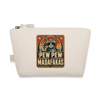 Pew Pew Madafakas Katze - Bio-Täschchen - Natur - Vorne