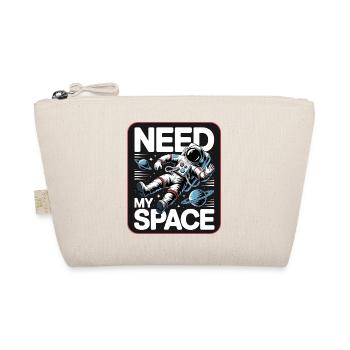 Raumfahrt-Statement: Need My Space - Bio-Täschchen - Natur - Vorne