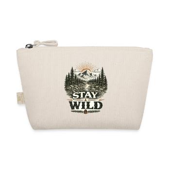 Stay Wild | Outdoor Nature Design - Bio-Täschchen - Natur - Vorne