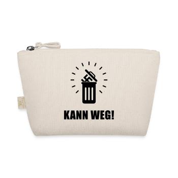 Kann Weg! (Gegen Rechts, Nie Wieder, Politik / B) - Bio-Täschchen - Natur - Vorne