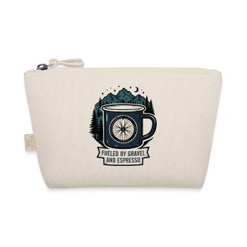 Fueled by Gravel and Espresso Coffee Mug - Organic Pouch - nature - Front