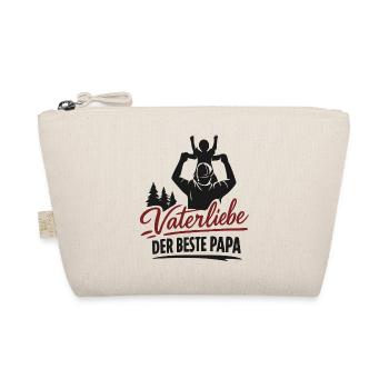 Vaterliebe – Der beste Papa - Bio-Täschchen - Natur - Vorne
