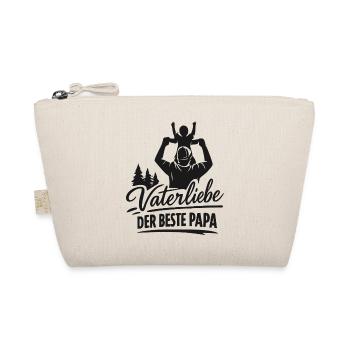 Vaterliebe: Der beste Papa - Bio-Täschchen - Natur - Vorne