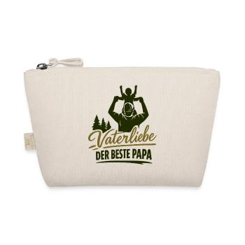 Vaterliebe: Der beste Papa - Bio-Täschchen - Natur - Vorne