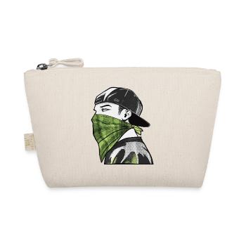 Bandana vert et casquette streetwear - Trousse biologique - nature - Devant