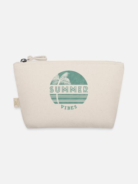 Retro-Sommer-Vibes - Bio-Täschchen - Natur
