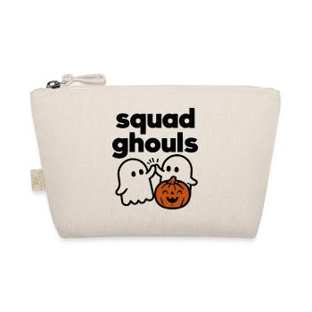 Squad Ghouls Halloween Pumpkin Crew - Bio-Täschchen - Natur - Vorne
