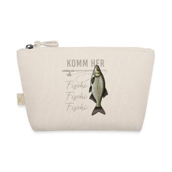 Komm her Fischi Angler Rute Brasse Wasser - Bio-Täschchen - Natur - Vorne