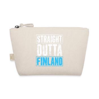 Straight Outta Finland - Finnland - finnisch - Bio-Täschchen - Natur - Vorne