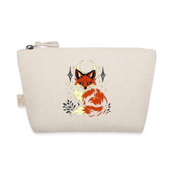 Mondfuchs im Sternenglanz - Bio-Täschchen - Natur - Vorne