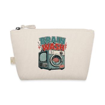 BRAIN WASH MACHINE - Bio-Täschchen - Natur - Vorne